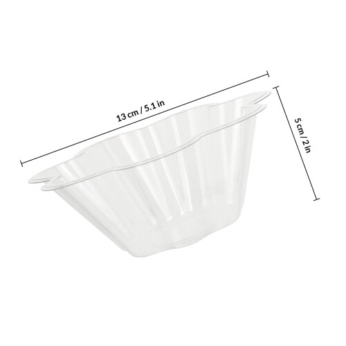 1Ensemble Bols Glace Dessert Jetables Couleur Variée 1