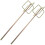 2 Pcs Stirring Rod Cement Mixing Paddle Drill Grout Tool Attachment 1