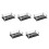 5Pcs Holder: 6 Hole Transparent Tray For Liquor Serving 6
