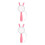 2Pcs Durable Pink ABS Kids Magnifier Acrylic Lens Teaching Exploration 5
