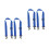 4Pcs Blue Adjustable Ski Boot Straps Lightweight Wear-Resistant Nylon 5