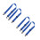 4Pcs Blue Adjustable Ski Boot Straps Lightweight Wear-Resistant Nylon 8