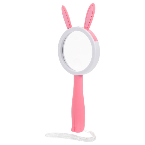 2Pcs Durable Pink ABS Kids Magnifier Acrylic Lens Teaching Exploration 2