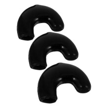 12Pcs Black Rubber Protective Sleeves for Saxophone Neck Strap Hook