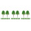 60pcs Scale Model Trees Diorama Landscape Trees For Model Railway Scenery 7