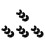 12Pcs Black Rubber Protective Sleeves for Saxophone Neck Strap Hook 10