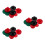 3Sets Compact Resin Table Hockey Paddle and Puck Set Assorted Colors 5