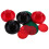 3Sets Compact Resin Table Hockey Paddle and Puck Set Assorted Colors 1