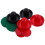 3Sets Compact Resin Table Hockey Paddle and Puck Set Assorted Colors 2