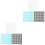6 Pcs Plastic Pet Mat For Bunny Rabbit Hamster Cage Pads 5