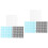 6 Pcs Plastic Pet Mat For Bunny Rabbit Hamster Cage Pads 6