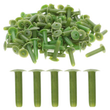 500Pcs Green Plastic Flower Stem Fixators DIY Floral Arrangement Tool