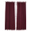 Dark Red Window Curtain Premium Polyester Blackout Drapes for Home 1