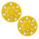 10Pcs Yellow Hockey Pucks PP Plastic for Roller Skating Training 2