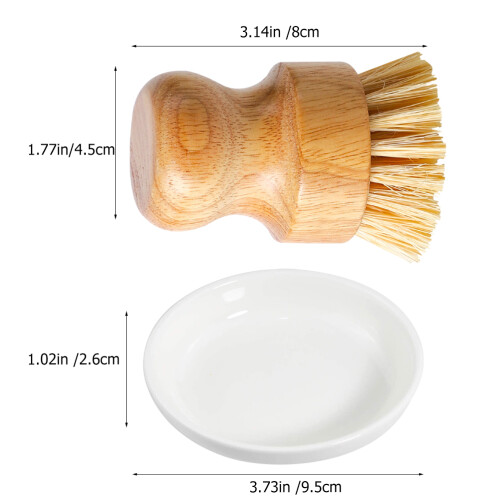 4 Sets Kitchen Cleaning Brush For Dishes Wok Multi-Functional Base 1
