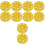 10Pcs Yellow Hockey Pucks PP Plastic for Roller Skating Training 6