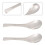 4 Pcs Stainless Steel Soup Spoons Rice Spoons Practical Thick Spoons 8