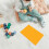 5Pcs Yellow Paper Camo Spray Paint Stencils for 1:35 Scale Models 5