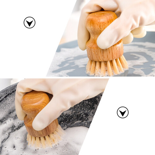 4 Sets Kitchen Cleaning Brush For Dishes Wok Multi-Functional Base 2