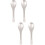 4 Pcs Stainless Steel Soup Spoons Rice Spoons Practical Thick Spoons 7
