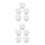 10 Pcs Anti-Static White Hat Work 7