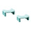 2Pcs Durable Green PP Bathroom Step Stool Toilet Seat Foot Support 6