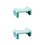 2Pcs Durable Green PP Bathroom Step Stool Toilet Seat Foot Support 5