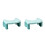 2Pcs Durable Green PP Bathroom Step Stool Toilet Seat Foot Support 4