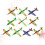 60 Pcs Manual Catapult Plane Child 9