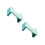 2Pcs Durable Green PP Bathroom Step Stool Toilet Seat Foot Support 9