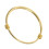 2 Count Copper Gold-Plated Bracelet Anklet Child Adjustable Push-Pull 1