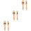 6 Pcs Grill Brush Barbecue Kitchenware Wood 7