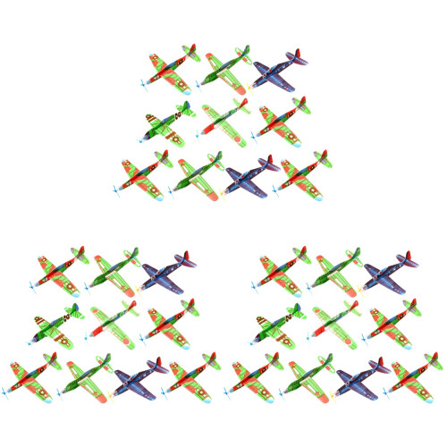 60 Pcs Manual Catapult Plane Child 1