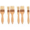 6 Pcs Grill Brush Barbecue Kitchenware Wood 6