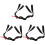 3Pcs Strap Hard Hat Chin Strap Liner Protective Band 4