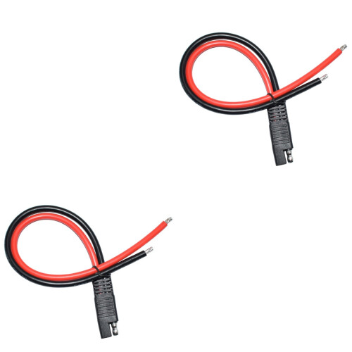2pcs Sae Extension Cable Solar Extension Cable Replace Old Extend For Automotive 2
