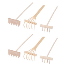 12 Pcs Mini Bamboo Rake For Zen Garden Sand Tabletop Meditation Decor