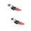 2pcs Buckle Lock Bolt Adjustable Plastic 4