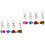 2 Pcs Pet Training Bell Charms For Cat Collars Necklace Accessory 4