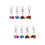 2 Pcs Pet Training Bell Charms For Cat Collars Necklace Accessory 7