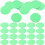 100 Pcs Sequins For Embroidery Mini Christmas Baubles Green 1