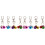2 Pcs Pet Training Bell Charms For Cat Collars Necklace Accessory 2
