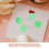 100 Pcs Sequins For Embroidery Mini Christmas Baubles Green 6