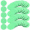 100 Pcs Sequins For Embroidery Mini Christmas Baubles Green 9