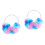 2 Pcs Plush Warm Earmuffs Warmer Protection Women'S 3