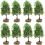 8Pcs Lightweight Green Fruit Tree Ornaments for Micro Landscape DIY 7