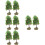 8Pcs Lightweight Green Fruit Tree Ornaments for Micro Landscape DIY 9