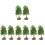 8Pcs Lightweight Green Fruit Tree Ornaments for Micro Landscape DIY 4