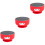 3Pcs Reusable Silicone Case for 2 with Red Suction Gel Base 5