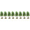 8Pcs Lightweight Green Fruit Tree Ornaments for Micro Landscape DIY 6
